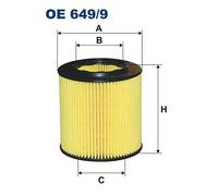 FILTRON OE 649/9 Oil filter