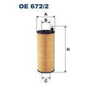 FILTRON OE 672/2 Oil filter