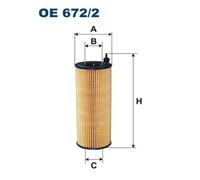 FILTRON OE 672/2 Oil filter