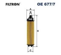 Filtron Oil Filter OE 677/7 – Fits Mercedes A, GLE, Vito, CLS, Sprinter