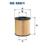 FILTRON OE 688/1 Oil filter