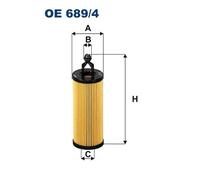 FILTRON OE 689/4 Oil filter