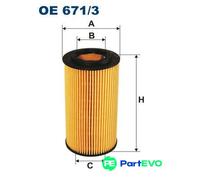 FILTRON OE 671/3 Oil filter
