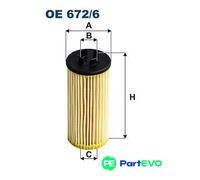 Oil filter FILTRON OE 672/6 for BMW X1 (F48) 1.5 2017-2022
