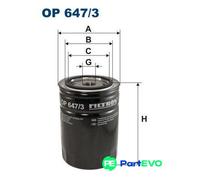 FILTRON OP 647/3 Oil filter