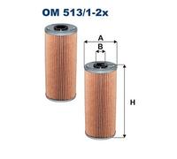 FILTRON OM 513/1-2x Oil filter