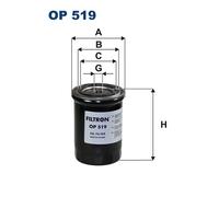 FILTRON OP 519 Oil filter