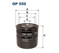 Fits FILTRON OP 550 OIL FILTER.DEMAG KRANE V 42S (TRUCK.) UK Stock
