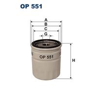 Fits FILTRON OP 551 OIL FILTER.KADETT 1.3B UK Stock