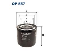 FILTRON OP 557 Oil Filter for AIXAM,HYUNDAI,ISUZU,OPEL,ROVER