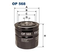 FILTRON OP 568 Filter, operating hydraulics for DAF,DODGE,HEULIEZ,INDIGO