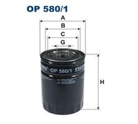 FILTRON OP 580/1 Oil Filter for LAND ROVER