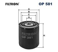 FILTRON OP 581 Oil filter