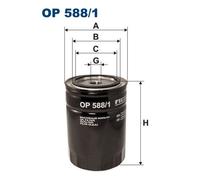 FILTRON OP 588/1 Oil Filter for BMC,CARBODIES,FORD,LTI,NISSAN