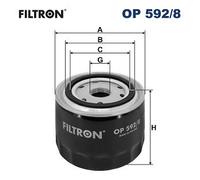FILTRON OP 592/8 Oil Filter for ,FIAT,IVECO,KARSAN,UAZ,YAMAHA MOTORCYCLES