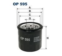 FILTRON Oil filter FORD,RENAULT,HYUNDAI OP 595 PF1237,PF57,X118 Engine oil filter X165,X597,330148296,1954075,1041426,1041427,1704472,1992239,2230294