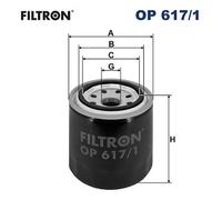 FILTRON OP 617/1 Oil filter
