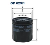 FILTRON OP 629/1 Oil filter