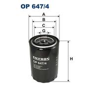 FILTRON OP 647/4 Filter, operating hydraulics for FORD,MASERATI