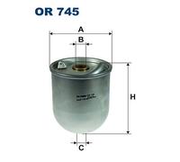FILTRON OR 745 Oil Filter for ,RENAULT TRUCKS