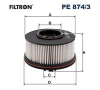 FILTRON PE 874/3 Fuel filter