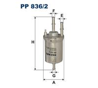 FILTRON PP 836/2 Fuel filter for AUDI,KTM,SEAT,SKODA,VW