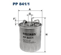 FILTRON PP 841/1 Fuel filter for MERCEDES-BENZ