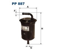 FILTRON PP 887 Fuel filter for EUNOS,FORD ASIA & OCEANIA,MAZDA