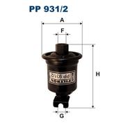 FILTRON PP 931/2 Fuel filter for TOYOTA
