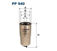 Fuel filter Spin-on Filter PP 940 FILTRON for BMW 3 5 5 Touring