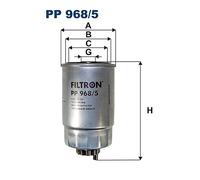 FILTRON PP 968/5 Fuel filter for CHRYSLER,DODGE,FIAT,JEEP,LANCIA