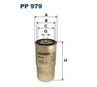FUEL FILTER PP 979 FOR HYUNDAI HIGHWAY/VAN LANTRA AVANTE/III ELANTRA SANTA/FE