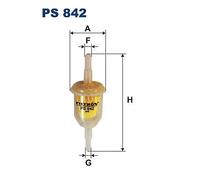 Filtron Crankcase Breather Filter PS 842 for Alfa Romeo, BMW, Citroën, Dacia, Fiat, Ford, FSO, GAZ