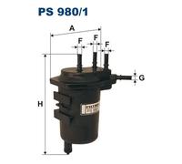 Fuel filter In-Line Filter PS 980/1 FILTRON for RENAULT MEGANE II SCÉNIC II