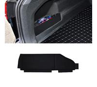 FILUNO 2Pcs Rear Trunk Organizer for VW Touareg CR 2019 2020 2021, Polyurethane Rear Trunk Cargo Organizer Side Divider Board Car Trunk Side Storage Baffle Accessories Black