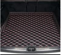 FILUNO Car Leather Boot Liner Mats For Audi Q3 2019-2023, Tailored All weather Rear Trunk Protector Mat, Anti-Scratch Anti-Slip Waterproof Luggage Mat,F-BlackRed
