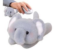 Filvczt Animal Plush Doll - Huggable Soft Home Decoration - Plush Elephant Toy Tabletop | for Living Room Bedroom Table Study Nursery Kid Boy Girls Girlfriend Wife Friend Sister Daughter