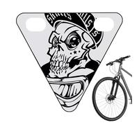 Filvczt Bike Reflectors | Outdoor Cycling Warning Sign,Triangle Plate Tail Decor for Commuting Night Riding Mountain Biking Touring Race Road Cycling