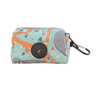 Filvczt Dog Poop Bag Dispenser, Dog Waste Bag Storage, Pet Poop Organizer, with Convenient and Stylish Storage, Compact and Portable, 10.5x5x6cm, Pink/Blue/Green, for All Kinds of Pets Use