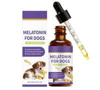 Filvczt Mèlatonin For Dogs, With Stress Relief Formula, 60ml, Dog Sleep Aid, Calming Puppy Drops, Easy Feeding And Fast Absorption, For Tension, A-nxiety, Stress