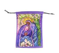 Filvczt Oracle Cards Bag, Tarot Card Pouch, Tarot Deck Storage Bag, Easy to Use, Long Lasting, 13x18cm for Playing Cards Rider