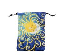 Filvczt Oracle Cards Bag, Tarot Card Pouch, Tarot Deck Storage Bag, Easy to Use, Long Lasting, 13x18cm for Playing Cards Rider
