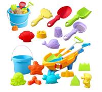 Filvczt Sand Toys | 19-Piece Beach Playset,Sand Castle Building Kit,for Lake Water Backyard Summer Vacation Picnic Park Camping