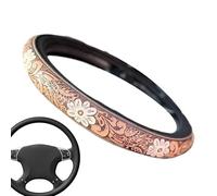 Filvczt Steering Wheel Cover Women | Interior Accessory Cowboy Decor - Wear-Resistant Breathable Steering Cover for Van SUV Sedan Taxi Offroad Vehicles Car Women Men Summer Winter