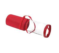Filvczt Wrapping Paper Storage Bag, With Transparent Design, 80x22x22cm, Holiday Roll Container, Gift Wrap Organizer, Portable Handle And Space-Saving, For Strap Ribbon, Tape Card, Cabinet