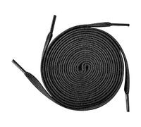 FILWO Black Laces Flat Trainer Shoelaces, Working Shoe Laces Flat Trainer Shoelaces Replacements, Sneakers Laces Men Women Adults Kids Shoestrings Black 160 CM 2Pairs