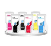 FILWY Ink Cartridge Compatible 746 300ML Compatible With DesignJet Z6 Z9 With Pigment Ink Chip Stable(HP747 -GY- 300ML)