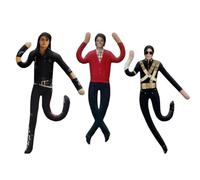 FILWY Michael Plush Michael Plush Doll Mj Plush Toy Retro Mj Soft Toy Plushies Iconic Huggable Music Legend A#3pcs