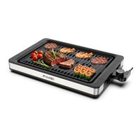 FIMEI Electric Grill 1800W, 10.04×13.98'' Grilling Surface, Non-Stick Electric Smokeless Grill, 5 Gear Temperature Adjustment, Suitable for Indoor Grilling and BBQ, Dishwasher Safe Plate & Drip Tray