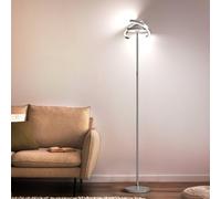 FIMEI Floor Lamp, Stepless Dimming & 3000K - 6000K Color Temperatures, Remote/Touch Independent Control, Eye-Protecting, Uplighter Floor Lamp for Living Room (Grey, PY-F1202)